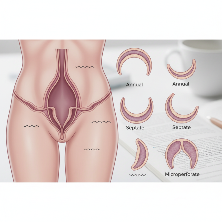 Illustration réaliste sur Démystifier l’hymen : anatomie et idées reçues
